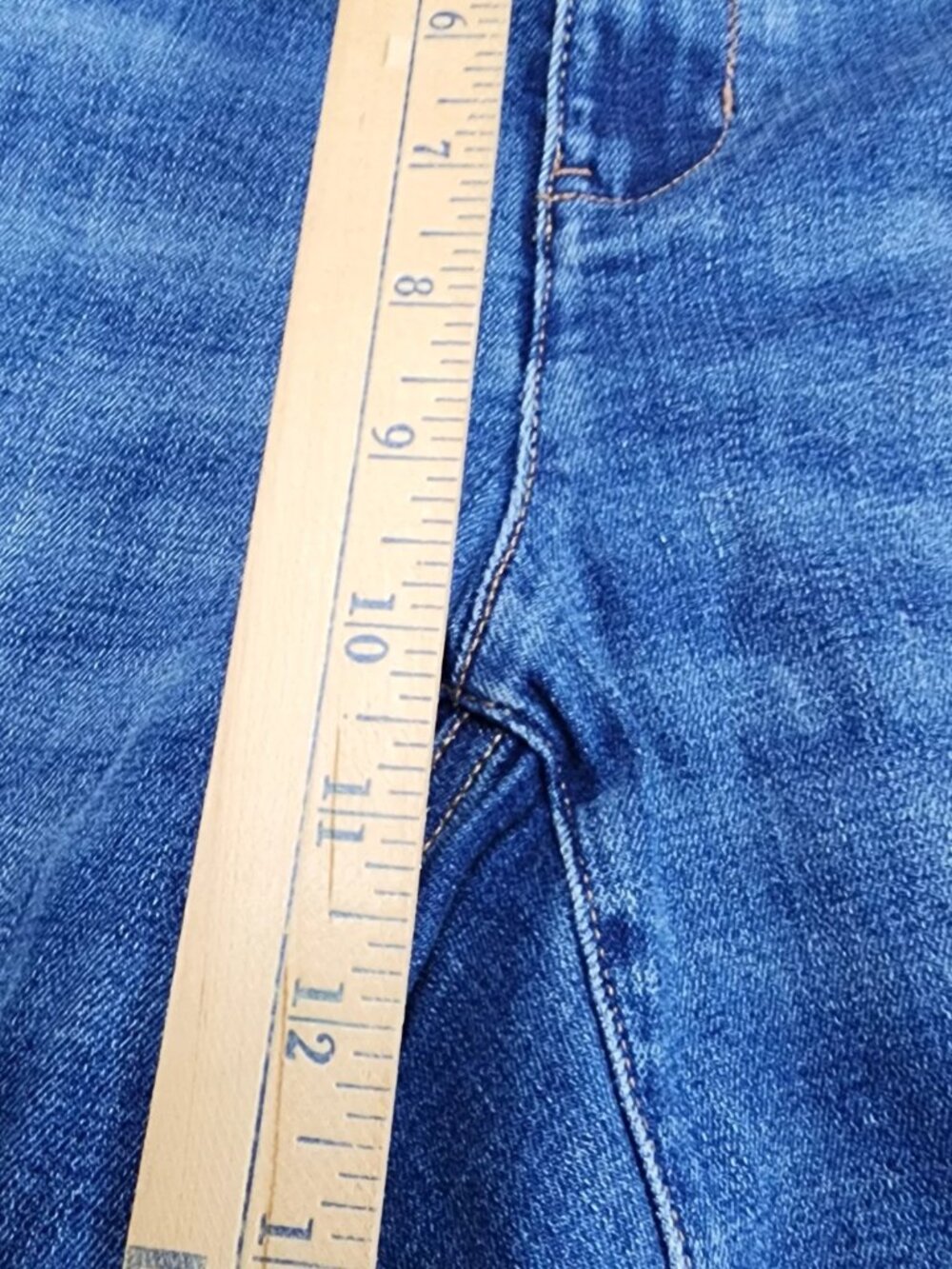 J. Jill Authentic Fit Slim Ankle Jeans Womens 14T Blue Stretch Mid Rise Denim - Picture 8 of 10